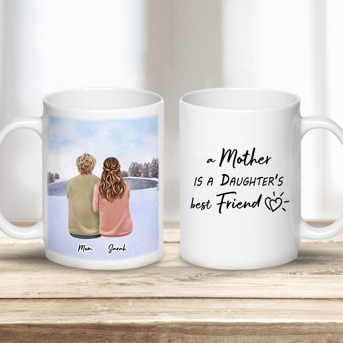 Snow Personalized Mothers Day Coffee Mug