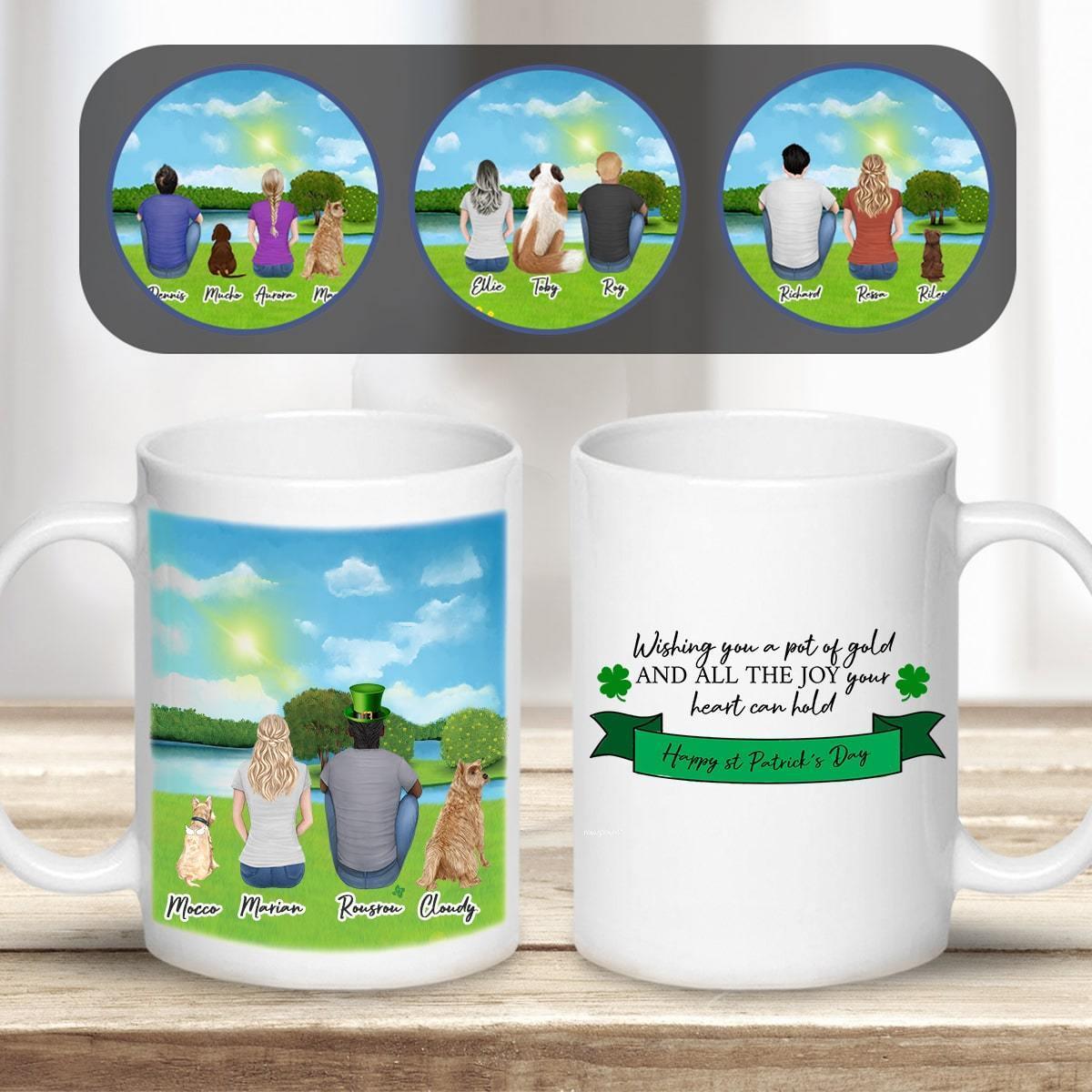 St. Patrick Custom Printed Pet & Owner Coffee Mug