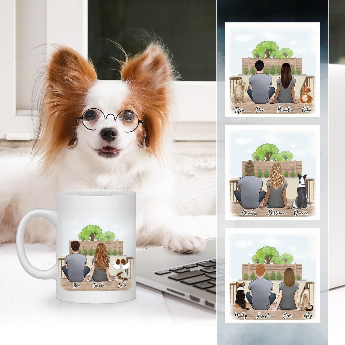 The Backyard Personalized Pet & Owner Coffee Mug