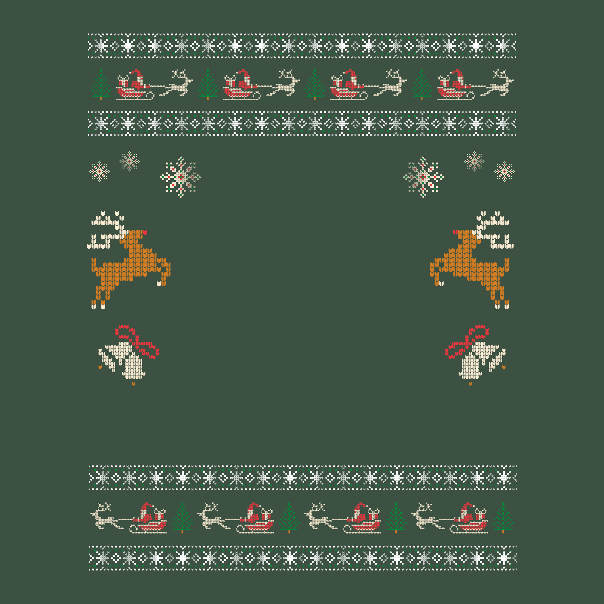 Custom Pet Holiday Sweatshirt - Reindeer Rock