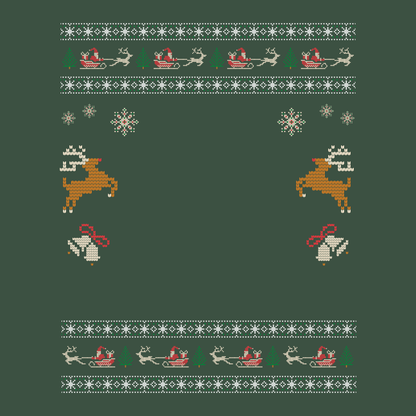 Custom Pet Holiday Sweatshirt - Reindeer Rock