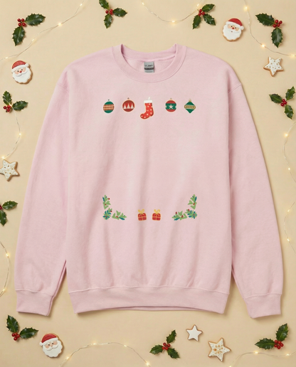 Custom Pet Holiday Sweatshirt - Stocking Gifts for Light Colored Shirts