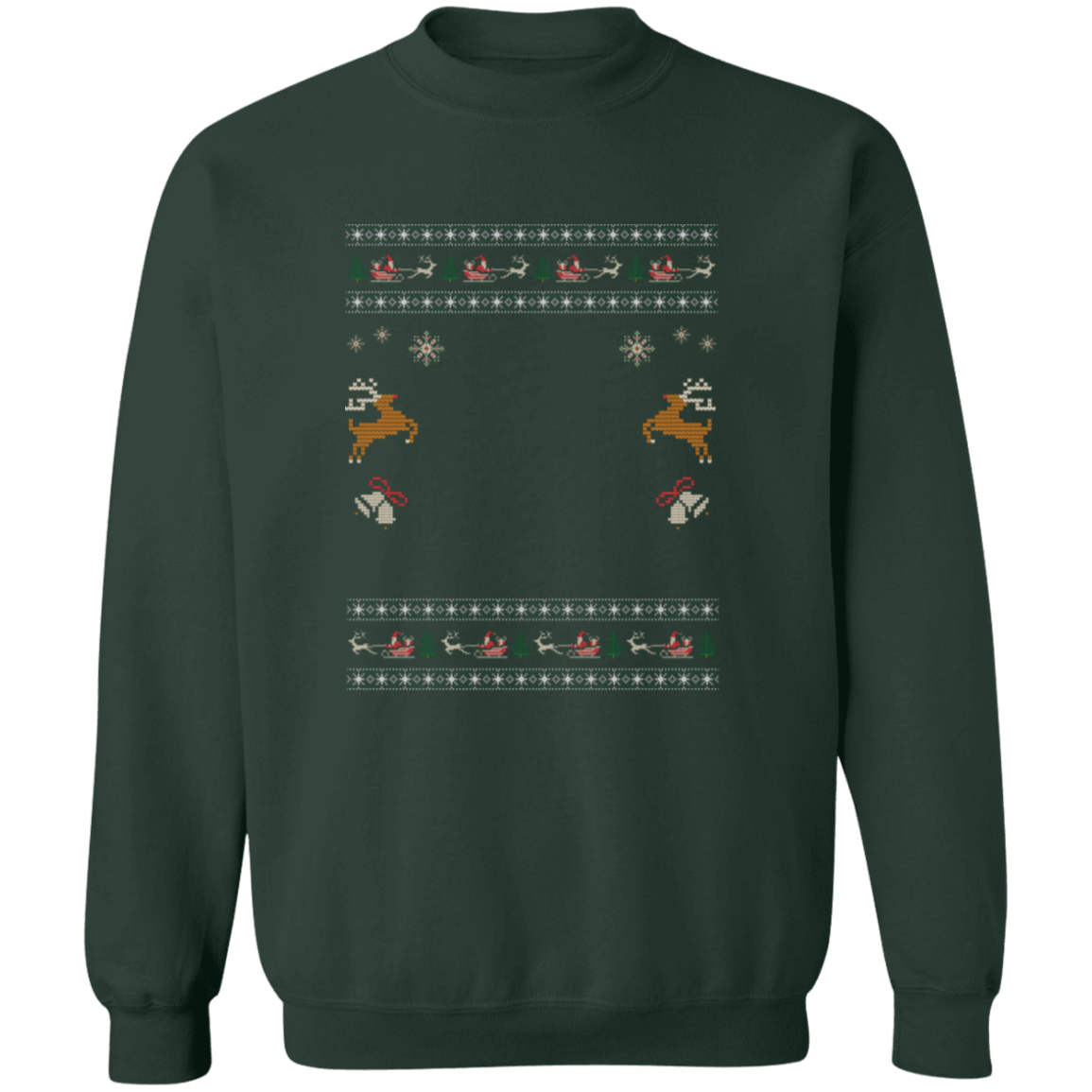 Custom Pet Holiday Sweatshirt - Reindeer Rock
