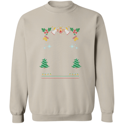 Custom Pet Holiday Sweatshirt - Snow Angels