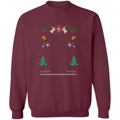 Custom Pet Holiday Sweatshirt - Snow Angels