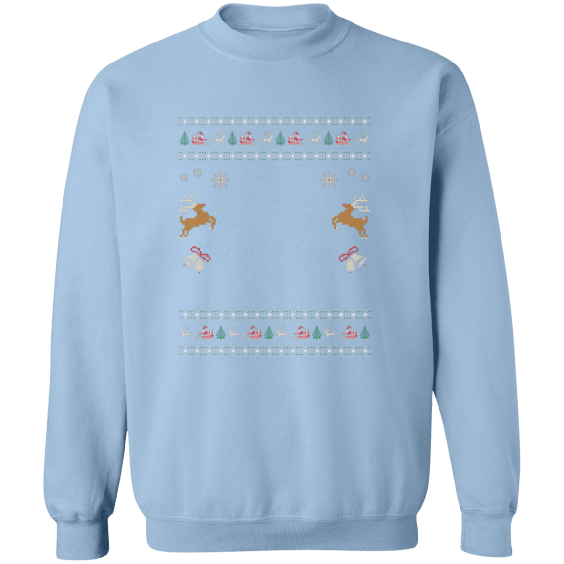 Custom Pet Holiday Sweatshirt - Reindeer Rock