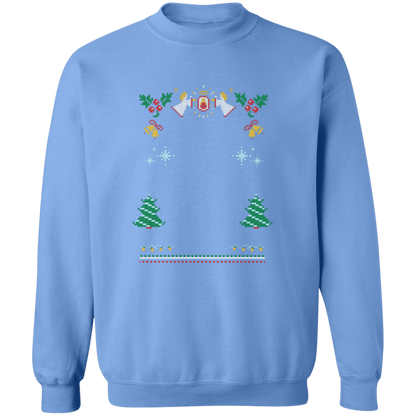 Custom Pet Holiday Sweatshirt - Snow Angels