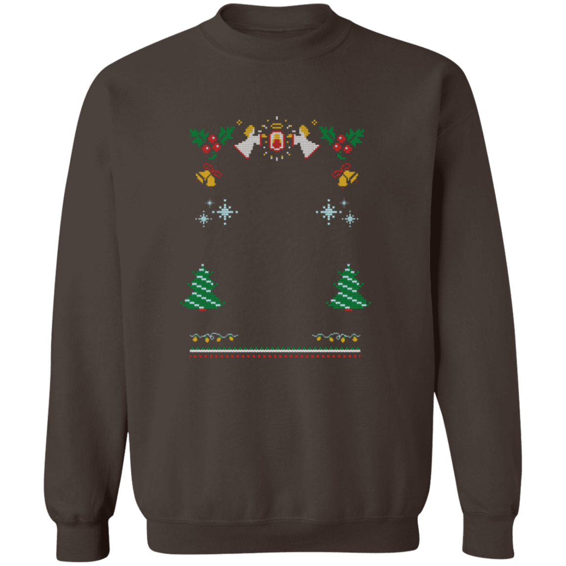 Custom Pet Holiday Sweatshirt - Snow Angels