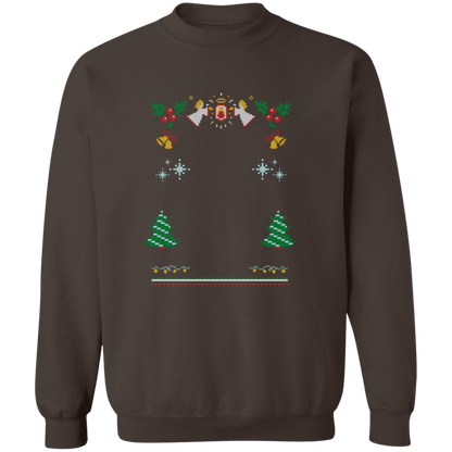 Custom Pet Holiday Sweatshirt - Snow Angels