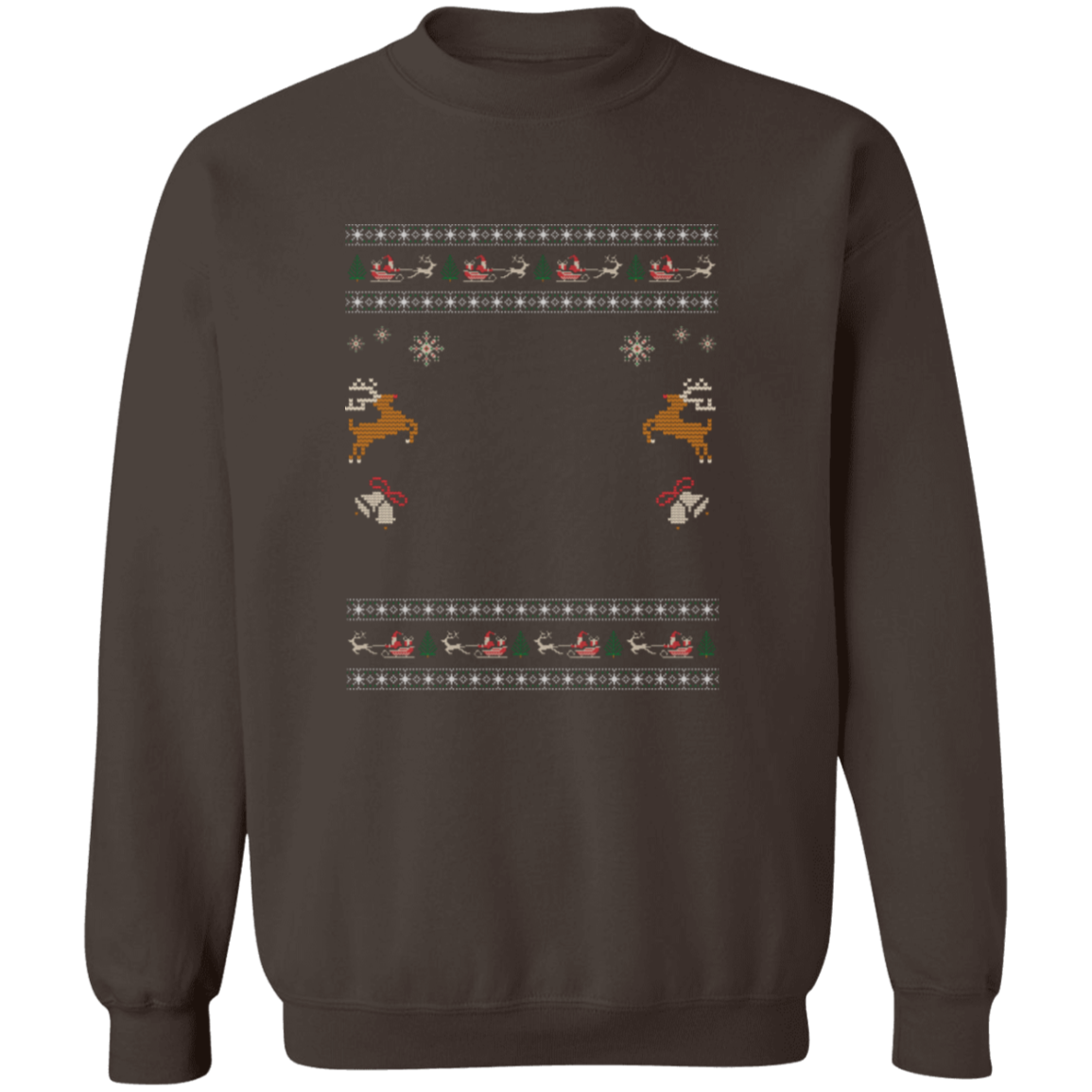 Custom Pet Holiday Sweatshirt - Reindeer Rock
