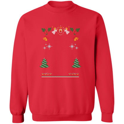 Custom Pet Holiday Sweatshirt - Snow Angels