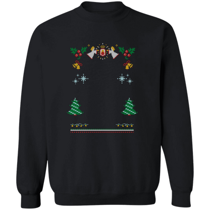 Custom Pet Holiday Sweatshirt - Snow Angels