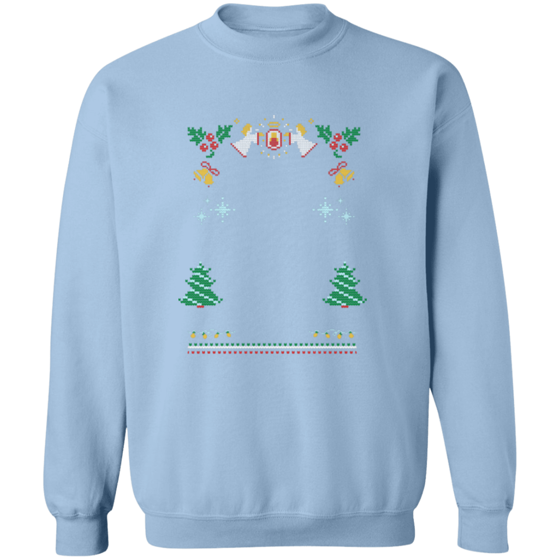 Custom Pet Holiday Sweatshirt - Snow Angels