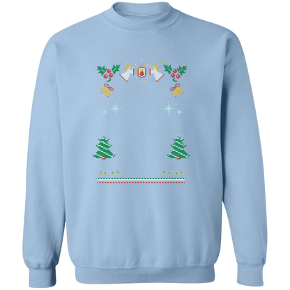 Custom Pet Holiday Sweatshirt - Snow Angels