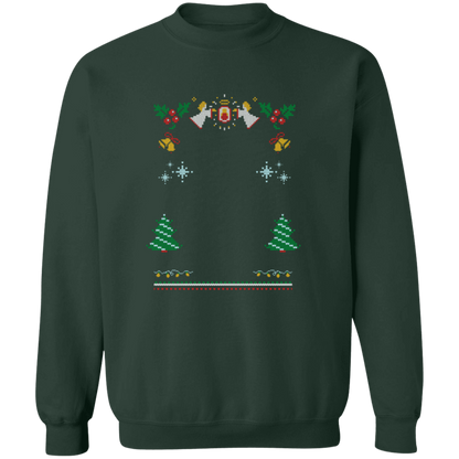 Custom Pet Holiday Sweatshirt - Snow Angels