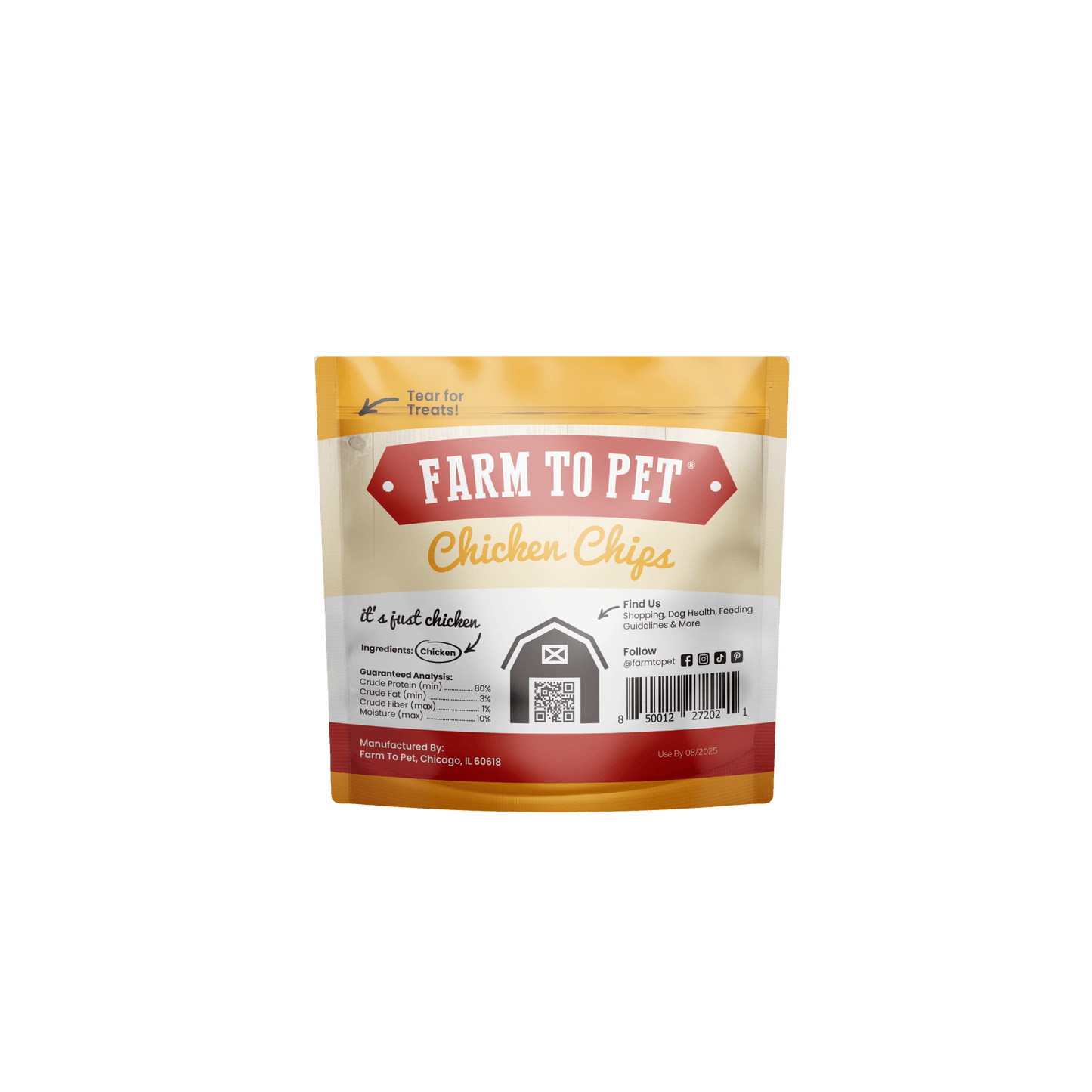 Chicken Chips Snack Pack Bundles | Dog Party Favors & Training Treats