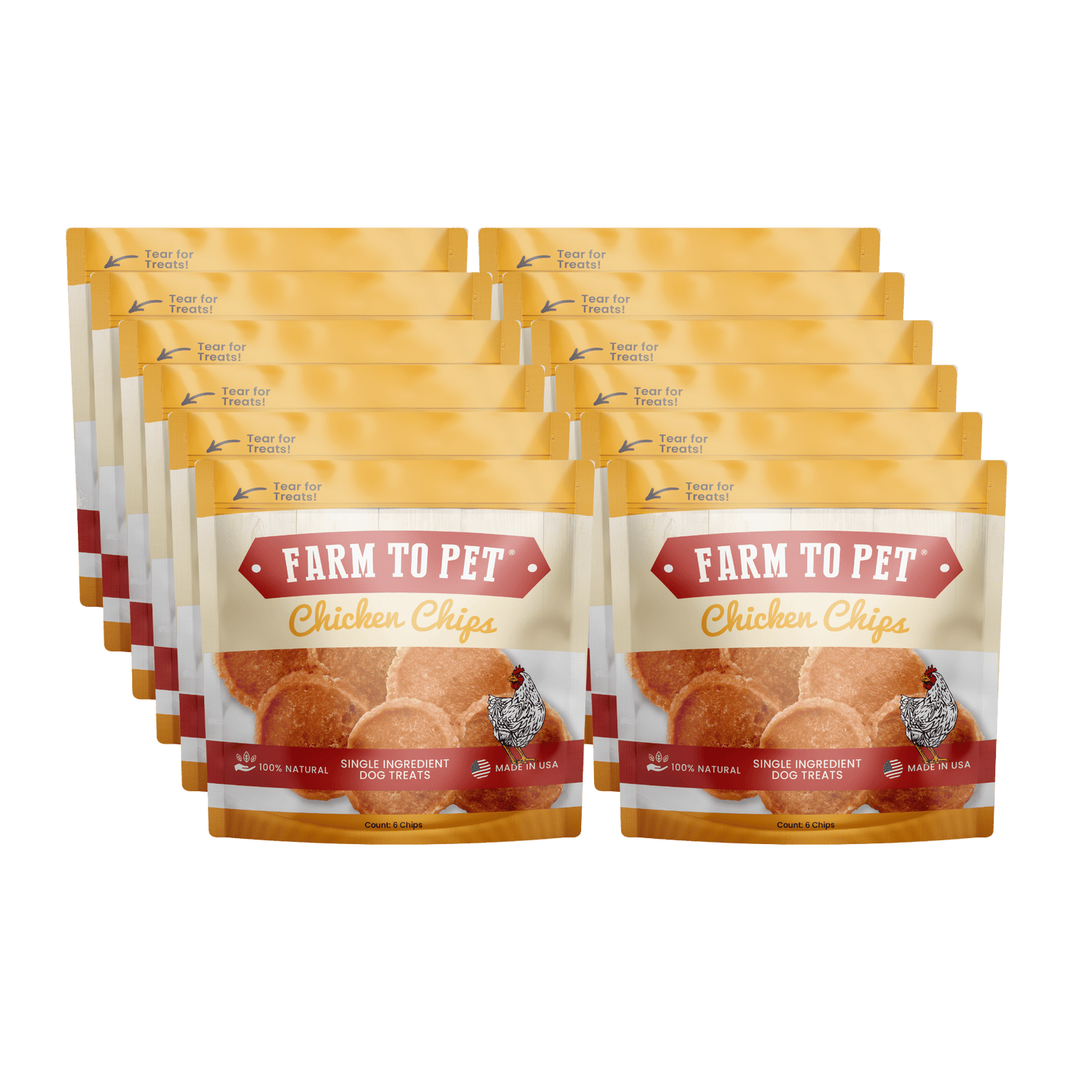 Chicken Chips Snack Pack Bundles | Dog Party Favors & Training Treats