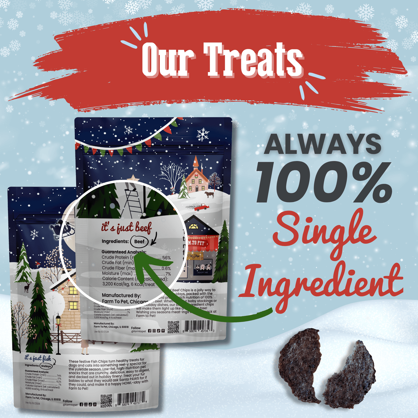 Holiday Chips for Dogs