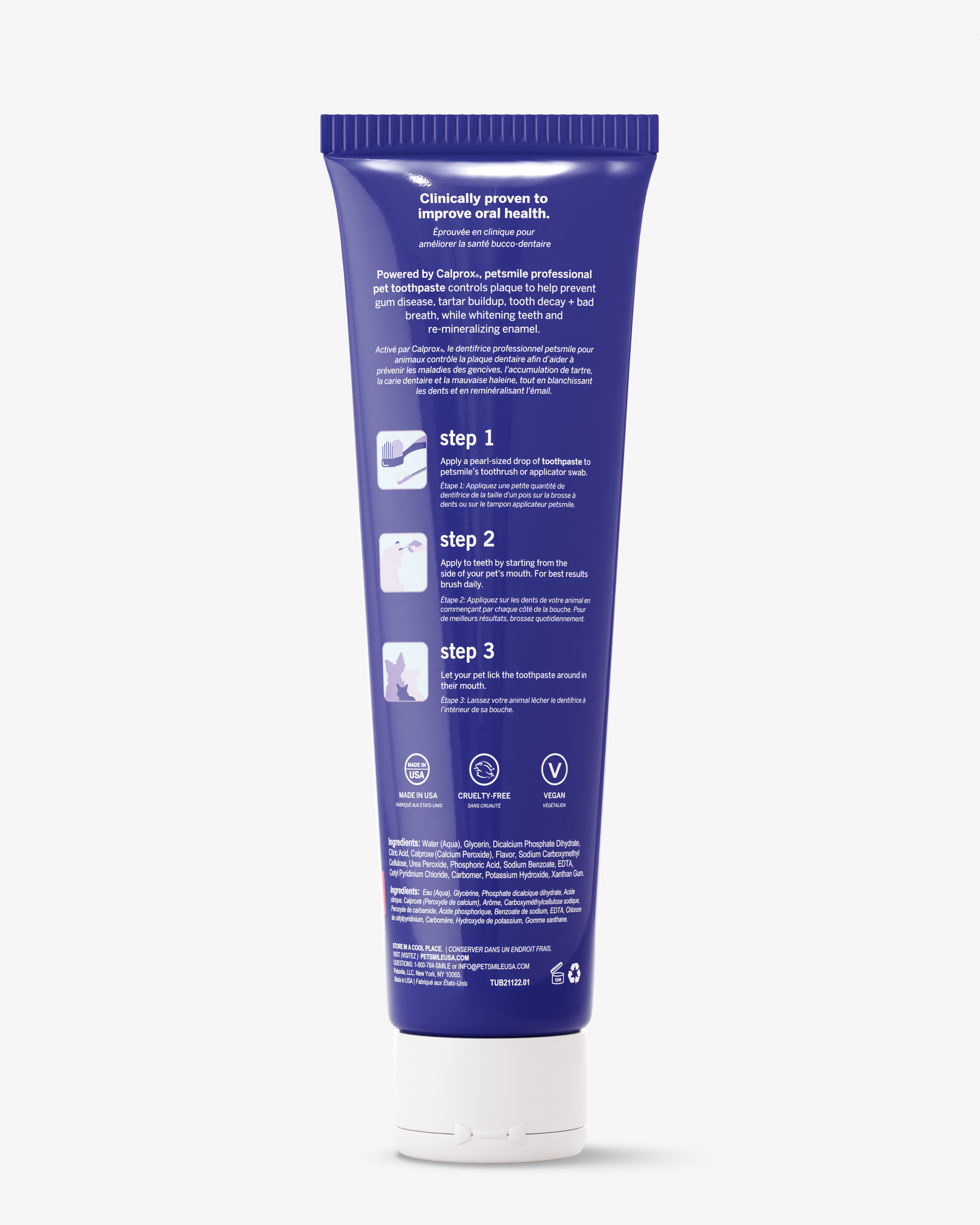 Professional Toothpaste for Dogs & Cats: Rotisserie Chicken Flavor with Pet Toothbrush