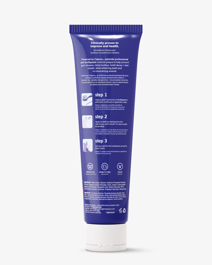 Professional Toothpaste for Dogs & Cats: Rotisserie Chicken Flavor with Pet Toothbrush