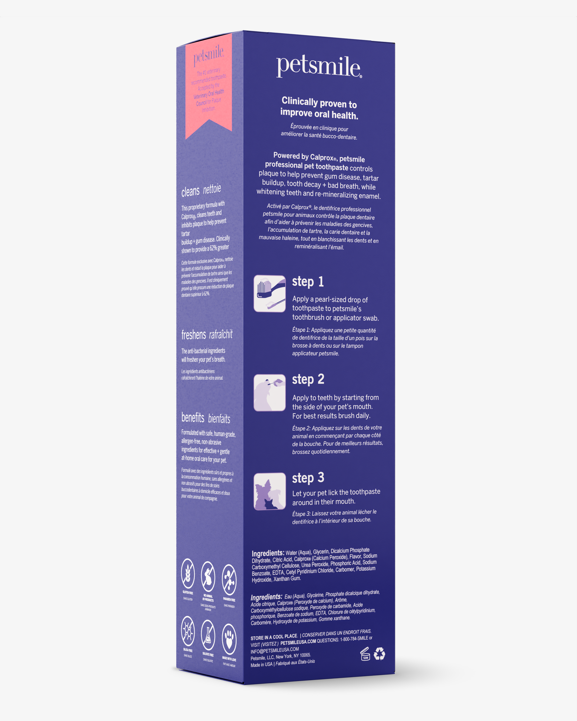 Professional Toothpaste for Dogs & Cats: Rotisserie Chicken Flavor with Pet Toothbrush