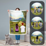 30 in x 40 in