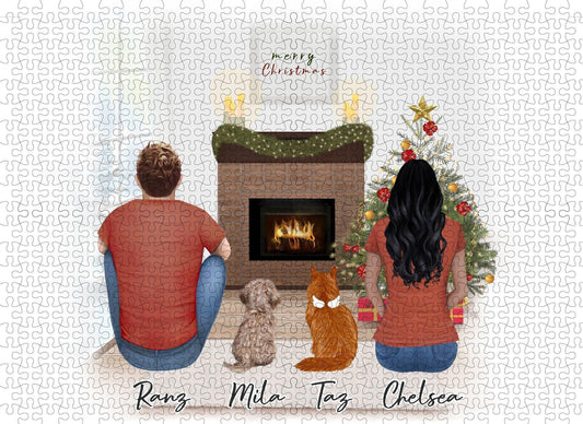 Christmas Personalized Pet & Owner Puzzle