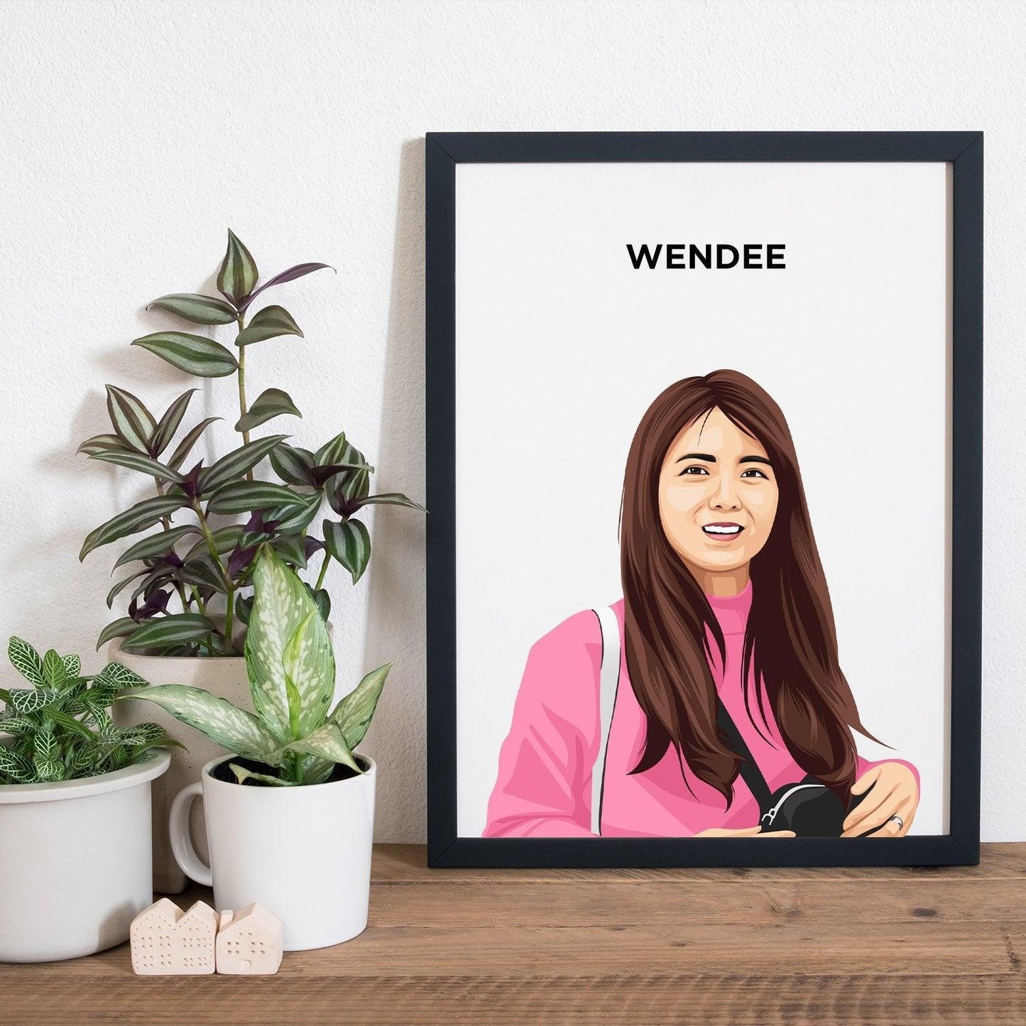 Custom Modern Family Portrait