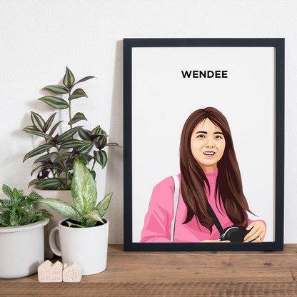 Custom Modern Family Portrait