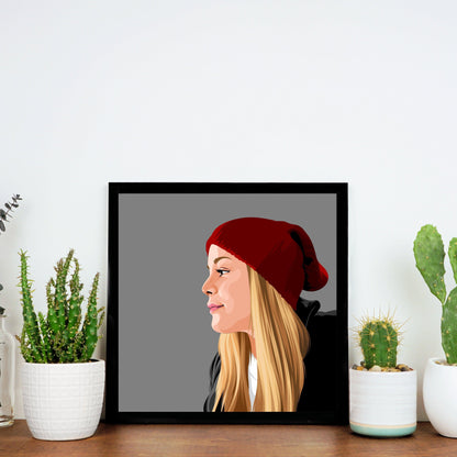 Custom Modern Family Portrait