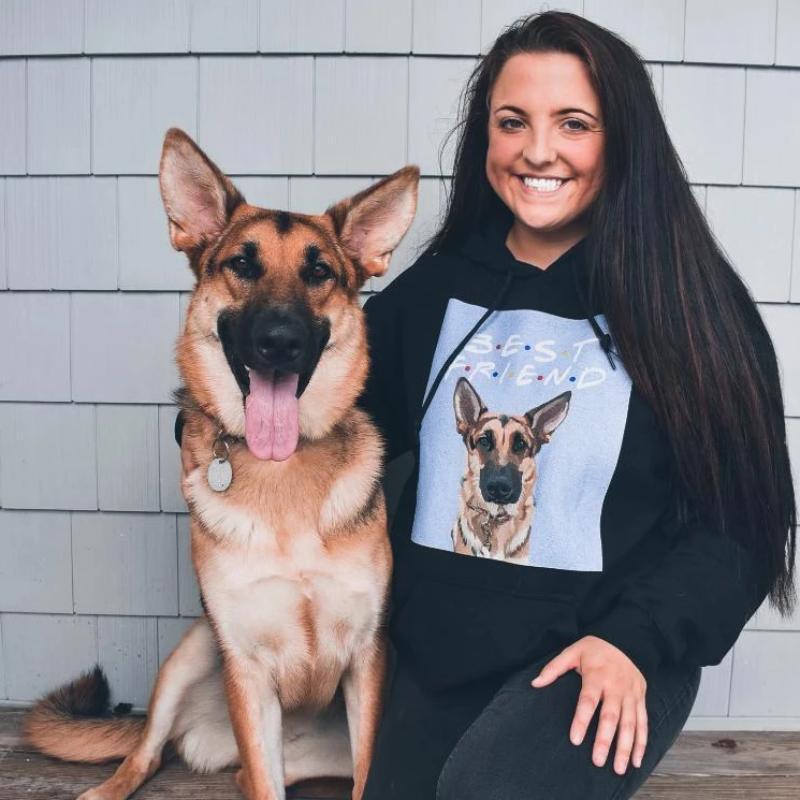 Personalized Pet Photo Hoodie - Create Your Own Custom Design with Live Preview & Editor