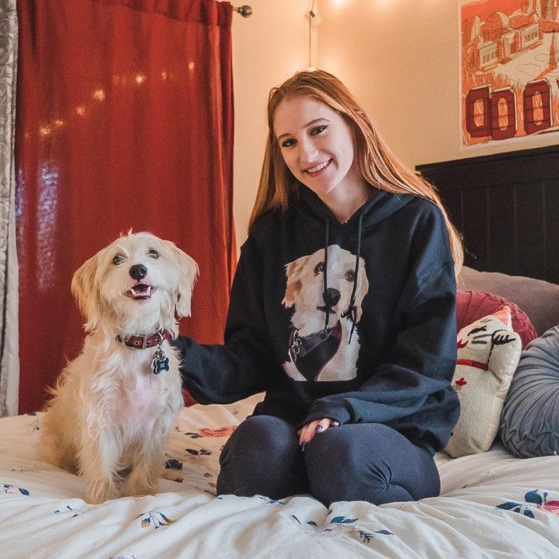 Personalized Pet Photo Hoodie - Create Your Own Custom Design with Live Preview & Editor