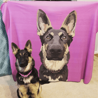 Custom Pet Sherpa Blanket