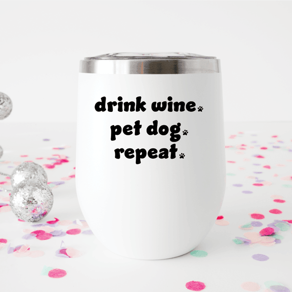 Dog Mom Wine Tumblers