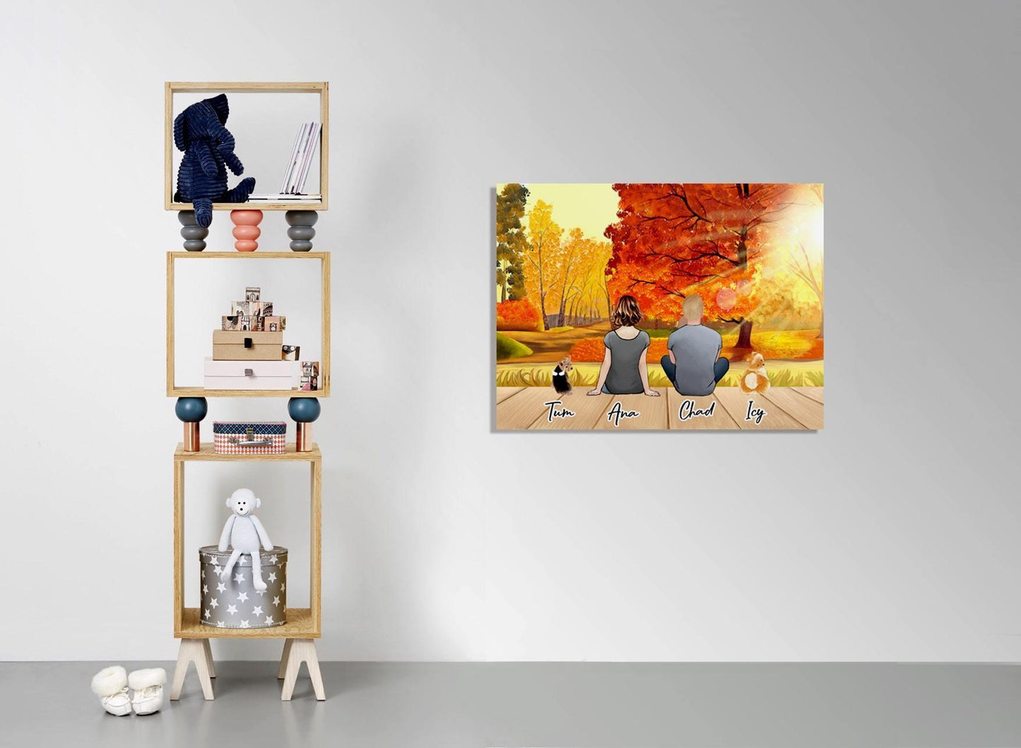Fall Personalized Pet Wrapped Canvas