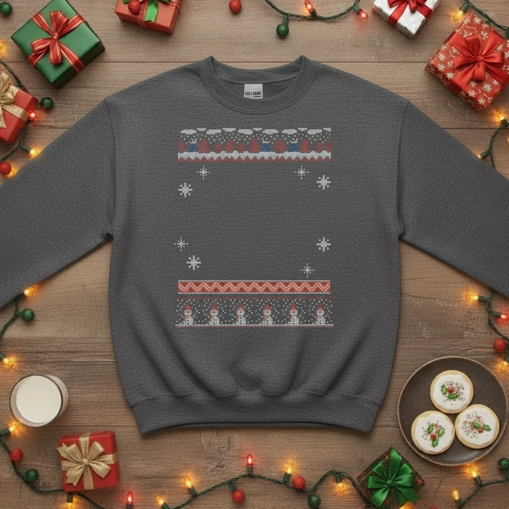 Custom Pet Holiday Sweatshirt - Get Frosty