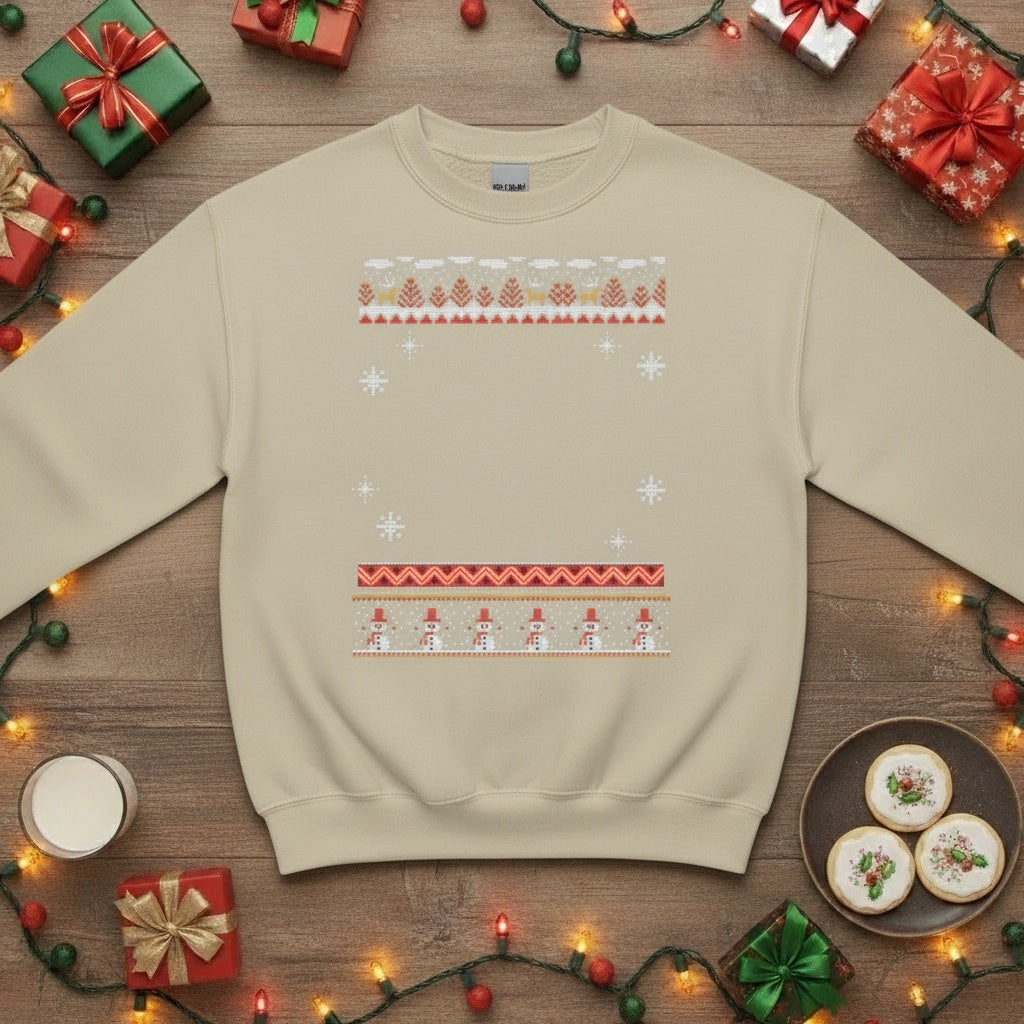 Custom Pet Holiday Sweatshirt - Get Frosty