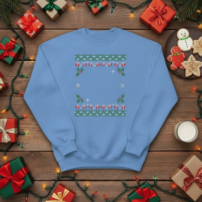 Custom Pet Holiday Sweatshirt - Gift Wrapped