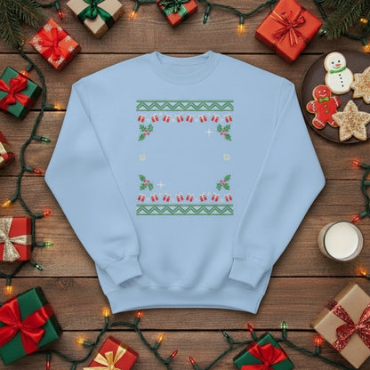 Custom Pet Holiday Sweatshirt - Gift Wrapped