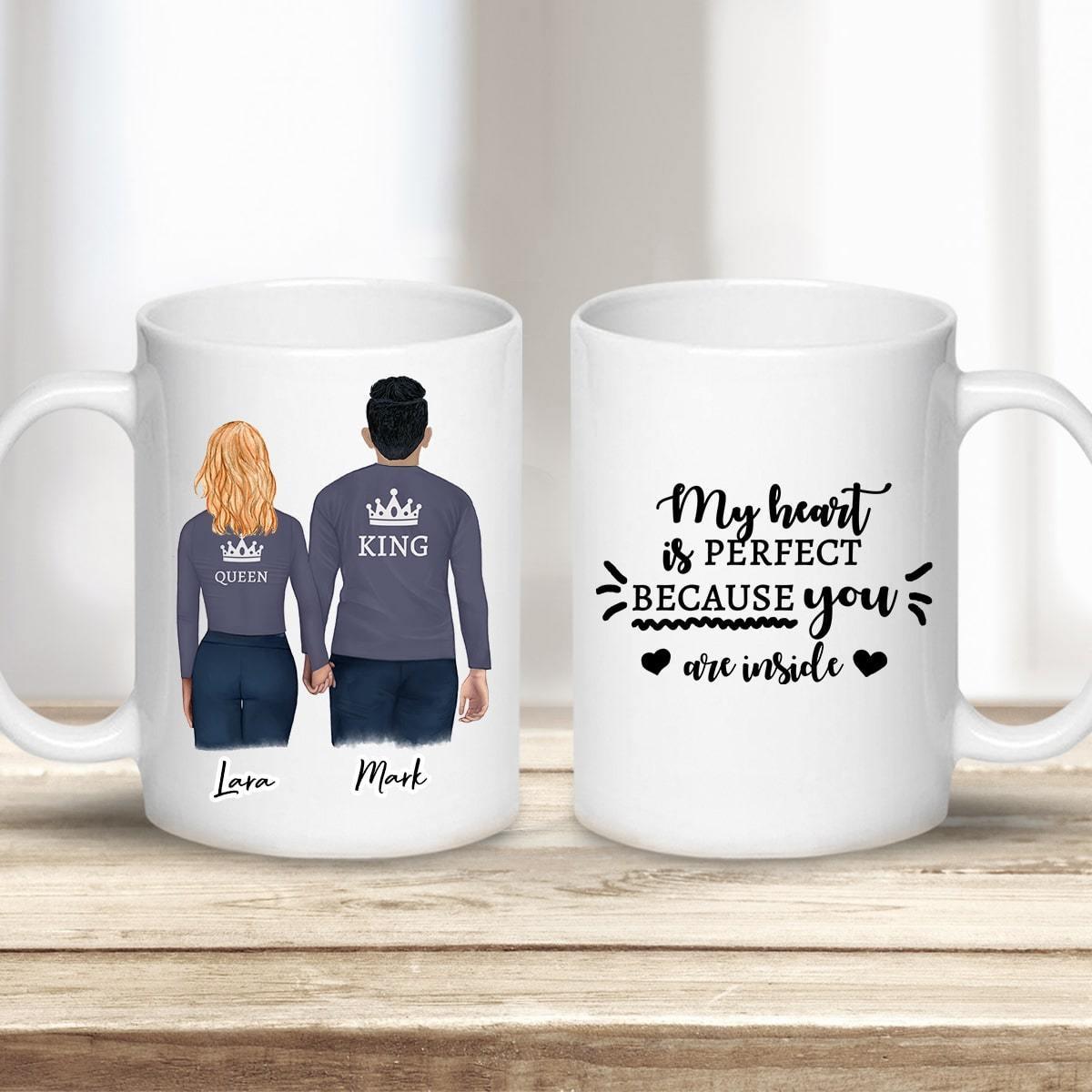 King Queen Couples Mug