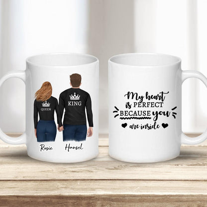 King Queen Couples Mug