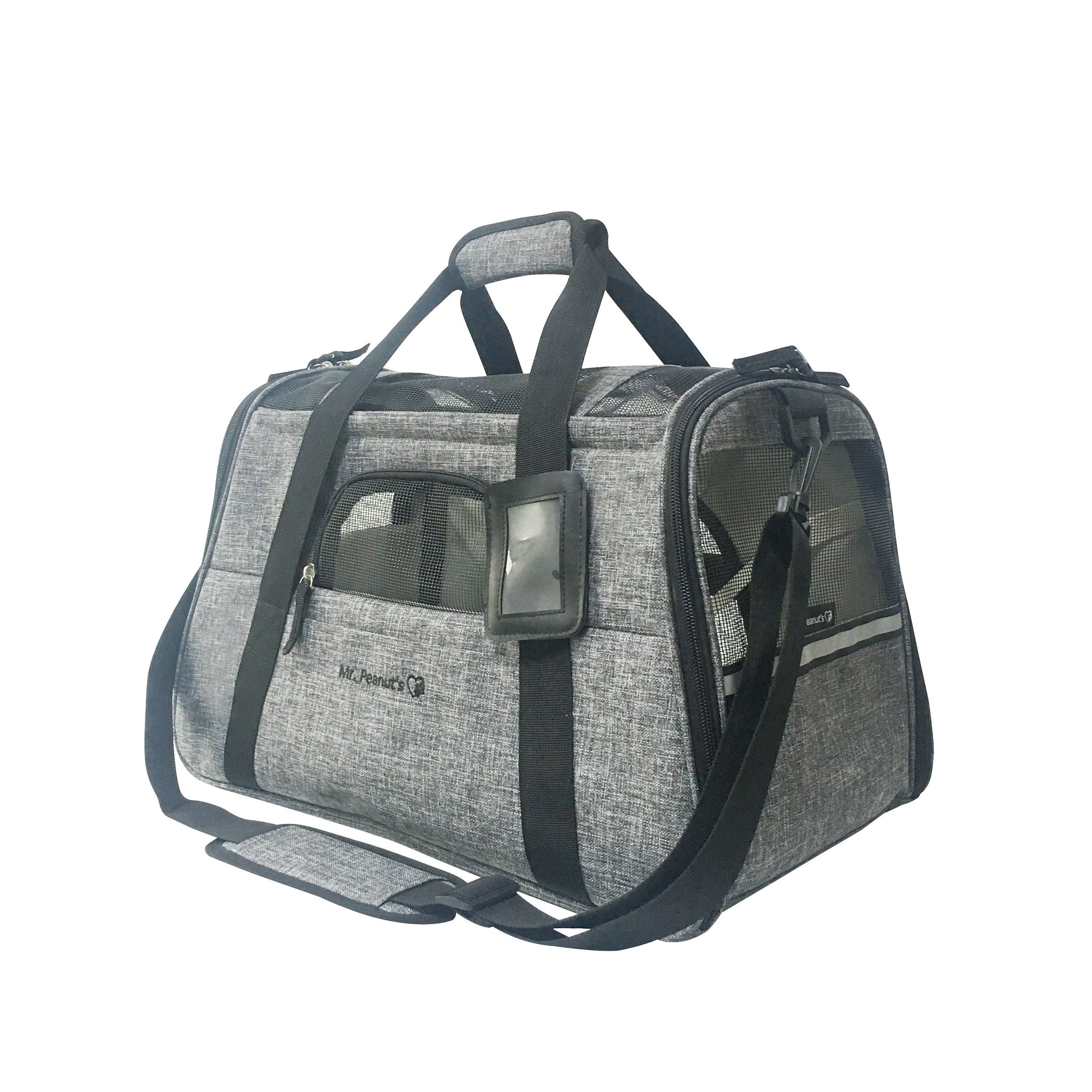 Mr. Peanut's Copper Series Airline Compliant Pet Carrier, Tall Profile Soft Sided Luxury Travel Tote
