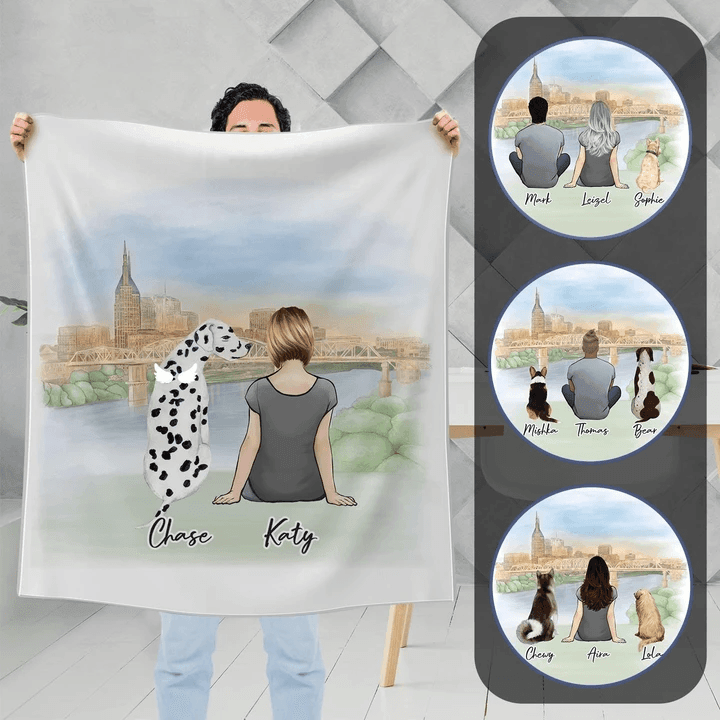 Nashville Personalized Pet & Owner Blanket