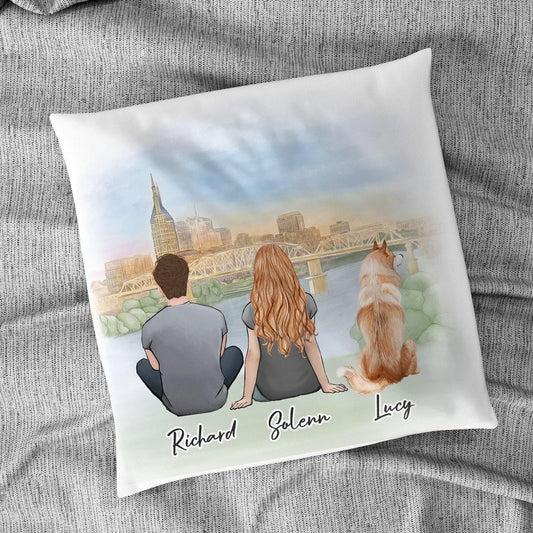 Nashville Personalized Pet & Owner Pillow