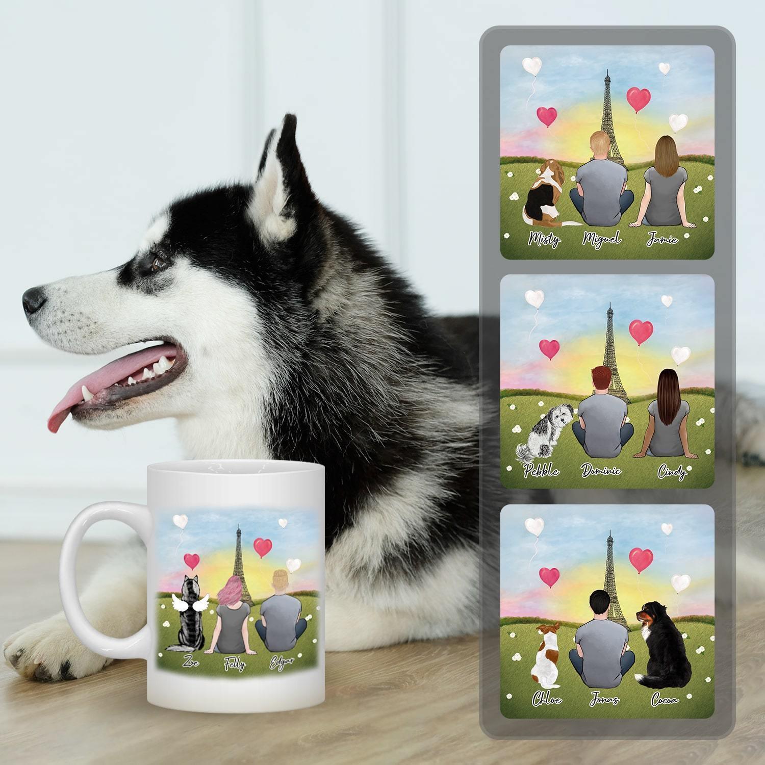 Paris Personalized Pet & Owner Coffee Mug