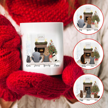 Pet & Owner Christmas Coffee Mug - Personalized And Custom Printed