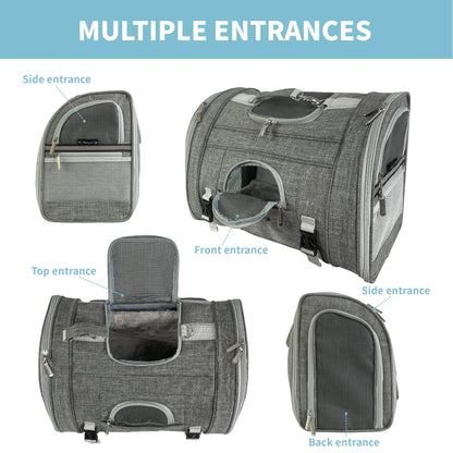 Mr. Peanut's Monterey Series Backpack Pet Carrier - Newly Updated Model Now Available