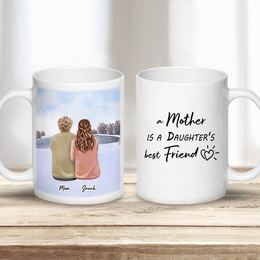 Snow Personalized Mothers Day Coffee Mug