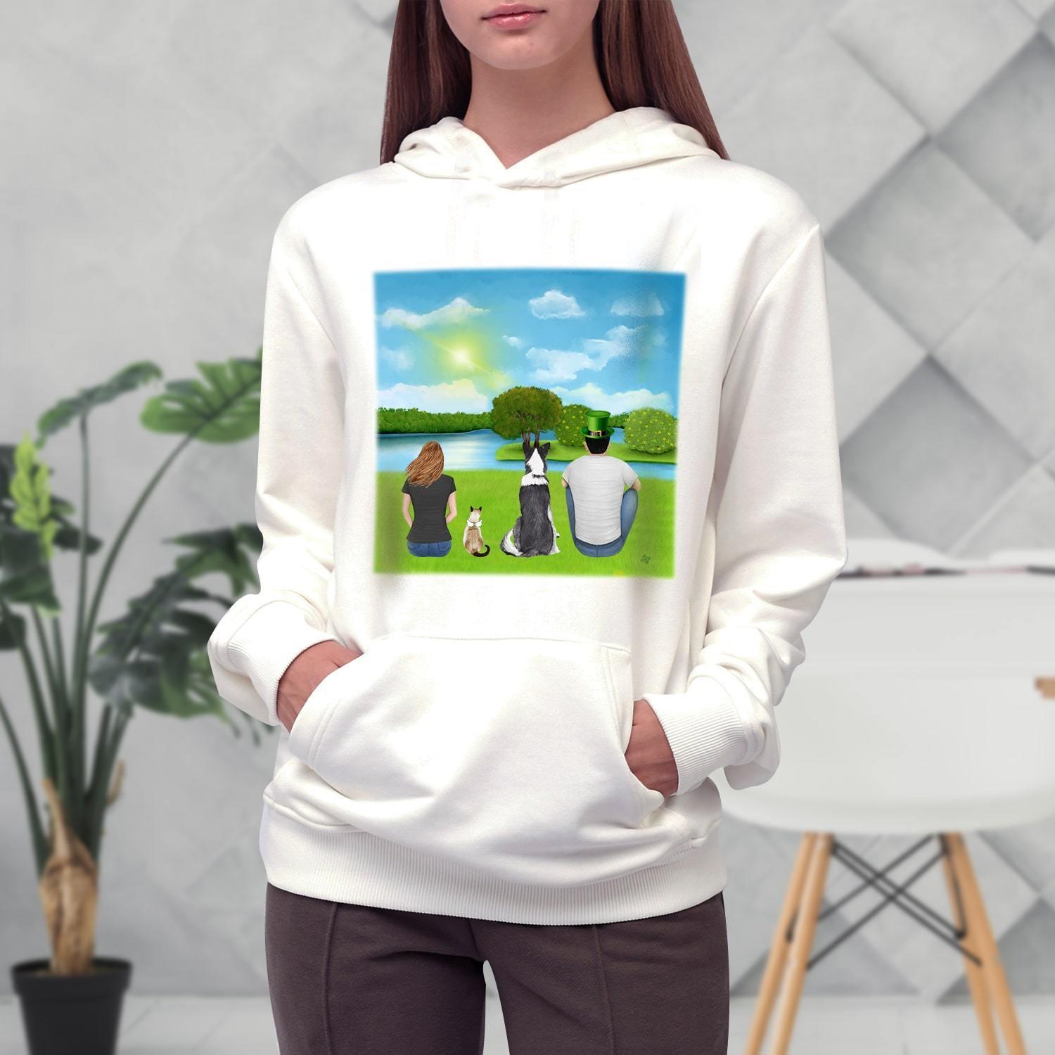 St. Patrick Personalized Pet & Owner Hoodies