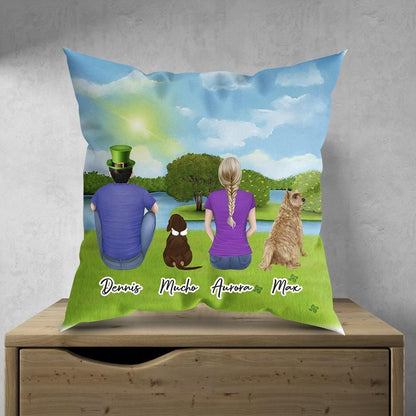 St. Patrick Personalized Pet & Owner Pillow